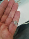 3.06 Carat Cushion H VS2 Gorgeous Sparkly Diamond Must See !